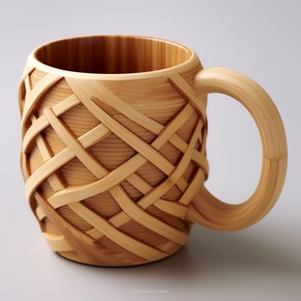 bamboo coffee mug