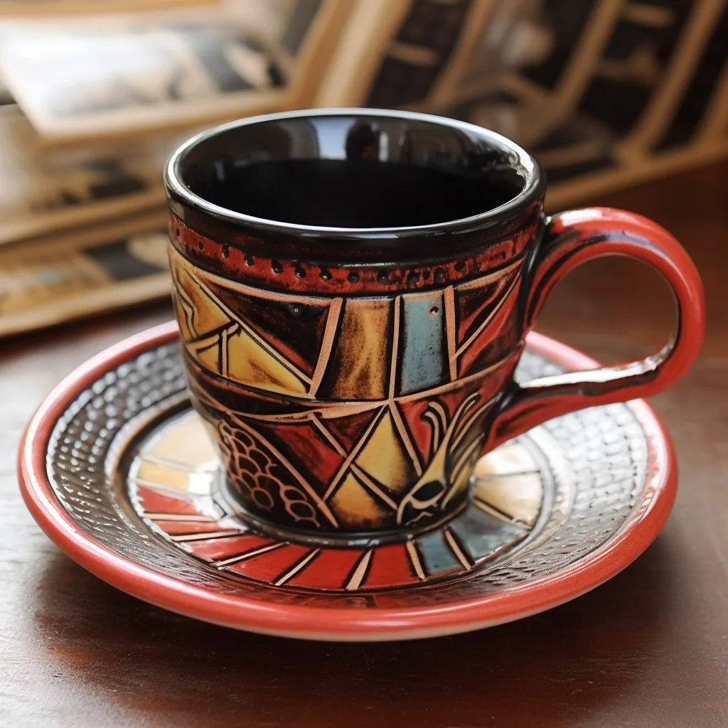 Lead ceramic coffee mug 1